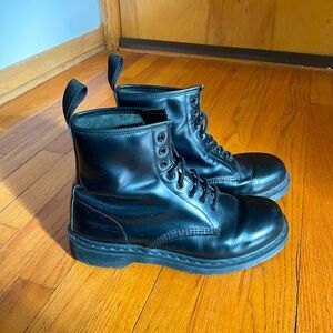 Dr. Martens 1460 Mono Smooth Leather Lace Up Boots